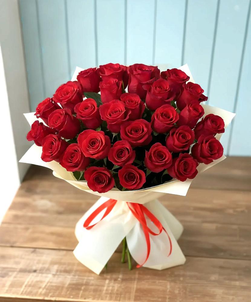 Букет 29 Красных роз в Акъяр