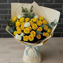 Букет цветов из:  Розы #REPLACE_PRED# Акъяр