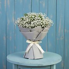 Букет цветов из:  Гипсофила в Акъяр