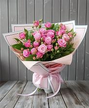 Букет Розовый кустик в Акъяр