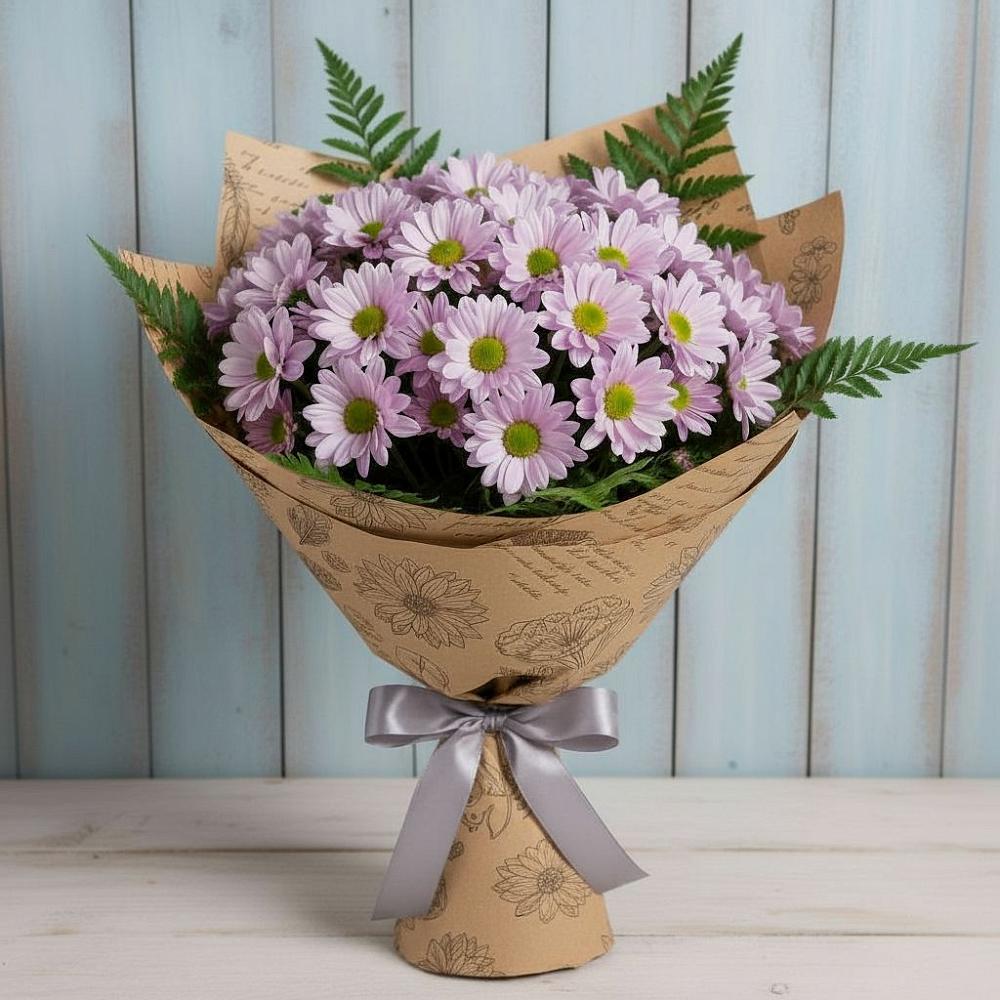 Букет цветов из: Хризантемы в Акъяр