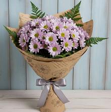 Букет цветов из:  Хризантемы #REPLACE_PRED# Акъяр