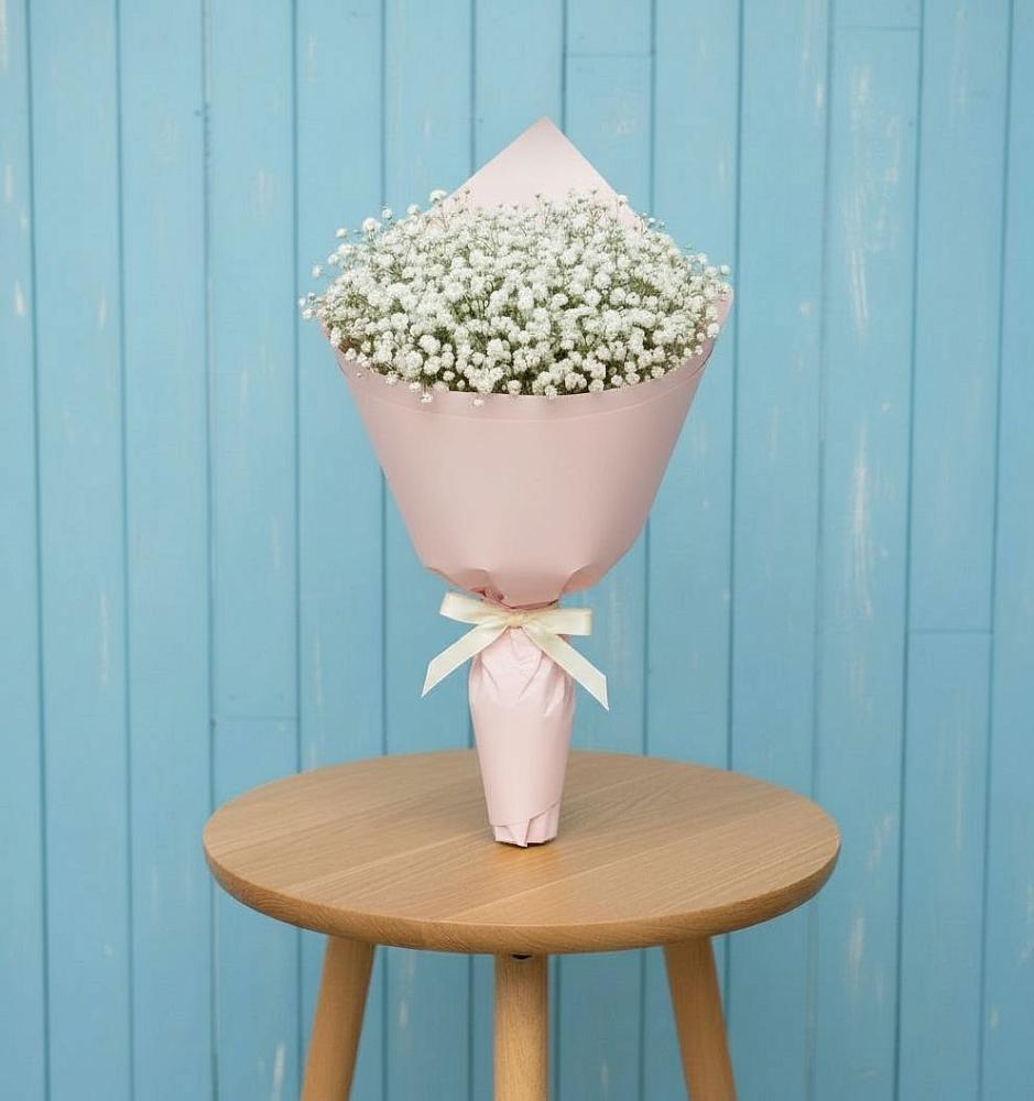 Букет цветов из: Гипсофила в Акъяр