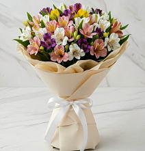 Букет цветов из:  Альстромерии #REPLACE_PRED# Акъяр