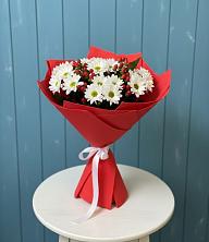 Букет цветов из:  Хризантемы в Акъяр