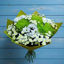 Букет цветов из:  Хризантемы в Акъяр