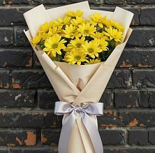 Букет цветов из:  Хризантемы в Акъяр