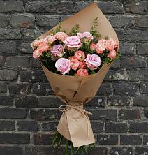 Букет цветов из:  Розы в Акъяр