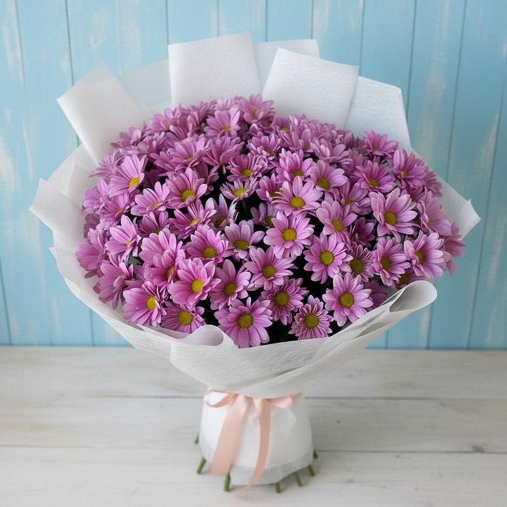 Букет цветов из: Хризантемы в Акъяр