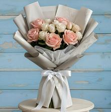 Букет цветов из:  Розы в Акъяр