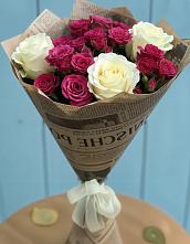 Букет цветов из:  Розы в Акъяр