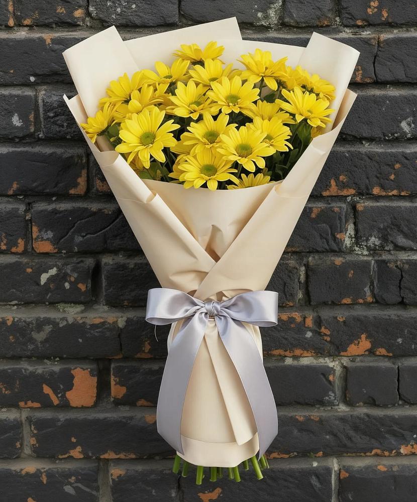 Букет цветов из: Хризантемы в Акъяр