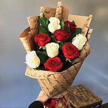 Букет цветов из:  Розы #REPLACE_PRED# Акъяр