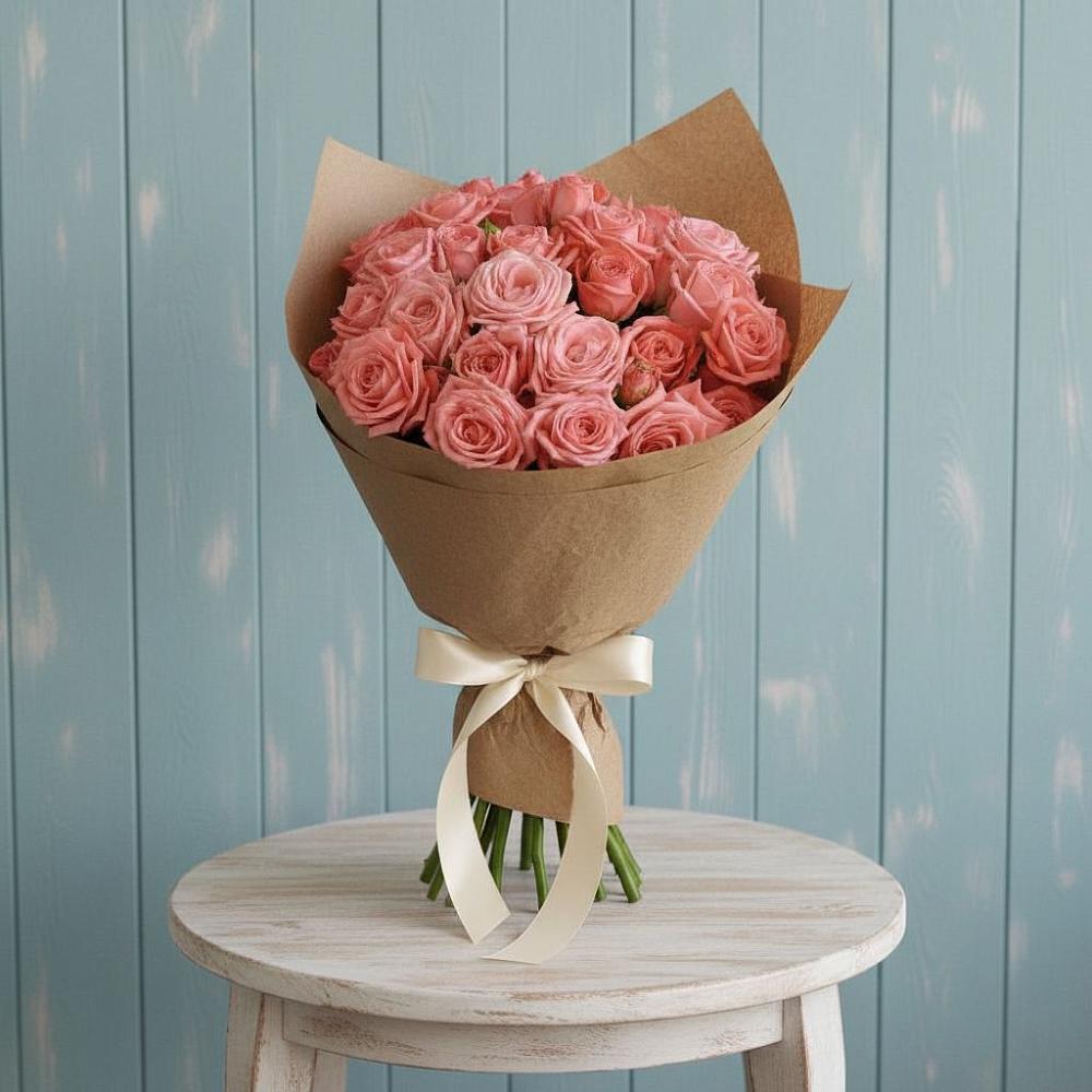 Букет цветов из: Розы в Акъяр