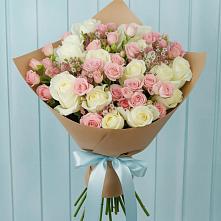 Букет цветов из:  Розы в Акъяр